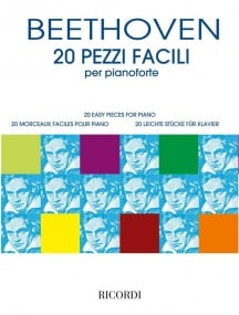 Beethoven: 20 Pezzi facili per pianoforte published by Ricordi